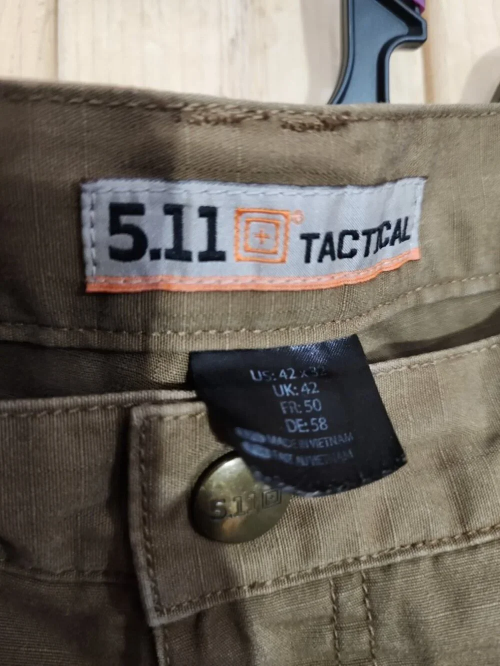 5.11 Tactical Stryke Pants Tag Size 42 X 32 Brown Cargo Hiking 8 Deep Pockets
